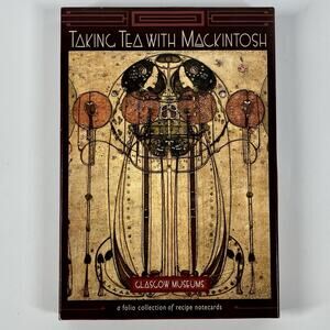 Art Print Charles & Margaret Mackintosh Recipe Notecards Set Cranston Tea Room